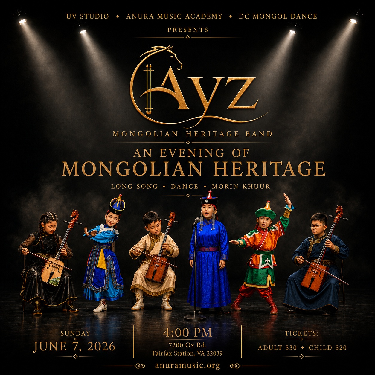 AYZ — An Evening of Mongolian Heritage, June 7 2026