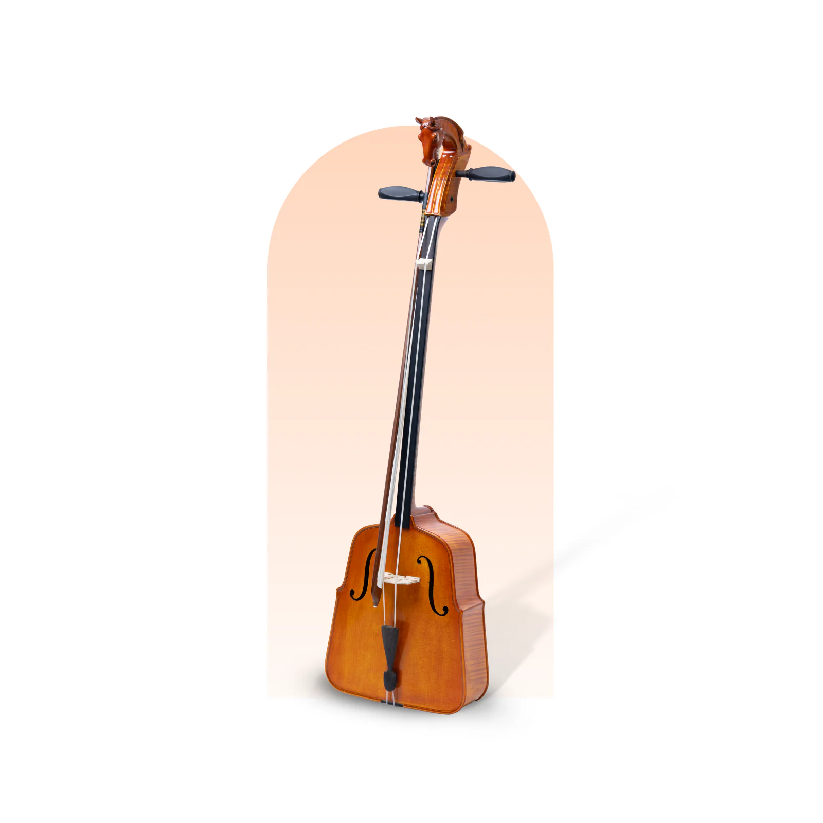 Student playing Morin Khuur at Anura Music Academy